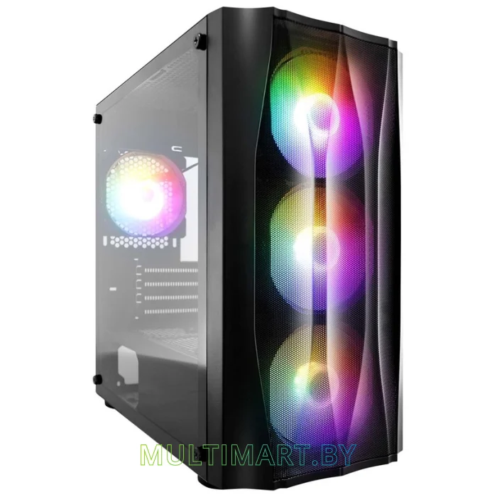 Корпус 1stPlayer Firebase X3-M (X3-M-BK-4F1)